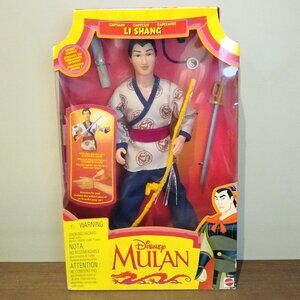 NIB 1997 Disney Mulan - Captain Li Shang Doll
